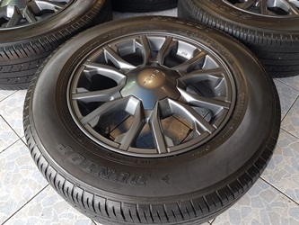 ขายล้อแม็ก Isuzu X-Series ขอบ 16 พร้อมยางขนาด 215/65/16 ยาง DUNLOP ปี 18 ขายล้อแม็ก Isuzu X-Series ขอบ 16 พร้อมยางขนาด 215/65/16 ยาง DUNLOP ปี 18