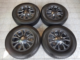 ขายล้อแม็ก Isuzu X-Series ขอบ 16  พร้อมยางขนาด 215/65/16 ยาง DUNLOP ปี 18