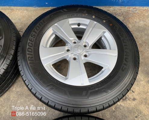 ล้อแม็กป้ายแดง Mitsu Triton รุ่นใหม่ล่าสุด ขอบ 16 พร้อมยางใหม่ป้ายแดง 225-65-16 Bridgestone ปลายปี 19 ใหม่ยกห้าง ล้อแม็กป้ายแดง Mitsu Triton รุ่นใหม่ล่าสุด ขอบ 16 พร้อมยางใหม่ป้ายแดง 225-65-16 Bridgestone ปลายปี 19 ใหม่ยกห้าง