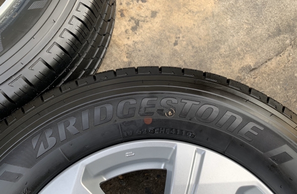 ล้อแม็กป้ายแดง Mitsu Triton รุ่นใหม่ล่าสุด ขอบ 16 พร้อมยางใหม่ป้ายแดง 225-65-16 Bridgestone ปลายปี 19 ใหม่ยกห้าง