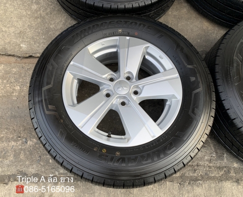 ล้อแม็กป้ายแดง Mitsu Triton รุ่นใหม่ล่าสุด ขอบ 16 พร้อมยางใหม่ป้ายแดง 225-65-16 Bridgestone ปลายปี 19 ใหม่ยกห้าง ล้อแม็กป้ายแดง Mitsu Triton รุ่นใหม่ล่าสุด ขอบ 16 พร้อมยางใหม่ป้ายแดง 225-65-16 Bridgestone ปลายปี 19 ใหม่ยกห้าง