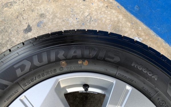 ล้อแม็กป้ายแดง Mitsu Triton รุ่นใหม่ล่าสุด ขอบ 16 พร้อมยางใหม่ป้ายแดง 225-65-16 Bridgestone ปลายปี 19 ใหม่ยกห้าง
