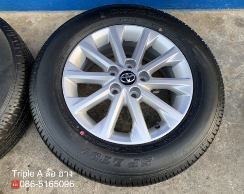 ล้อแม็ก 5รู114 Toyota (ลาย 10 ก้าน) ขอบ 16 พร้อมยางใหม่ป้ายแดง 215-65-16 Dunlop ปี 19 สวยกริ๊บ ล้อแม็ก 5รู114 Toyota (ลาย 10 ก้าน) ขอบ 16 พร้อมยางใหม่ป้ายแดง 215-65-16 Dunlop ปี 19 สวยกริ๊บ