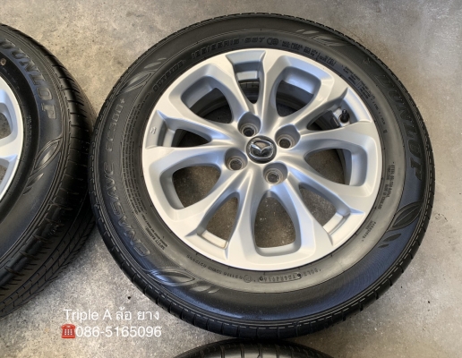 ล้อแม็ก Mazda 2 ขอบ 15 สีบอร์น พร้อมยาง 185-65-15 Dunlop ปี 16 ล้อแม็ก Mazda 2 ขอบ 15 สีบอร์น พร้อมยาง 185-65-15 Dunlop ปี 16