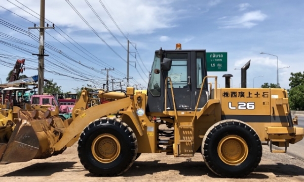 ขายรถตักล้อยาง TCM L26 นำเข้าเองจากญี่ปุ่น สภาพสวยพร้อมใช้ มีVDOการทำงานครับ