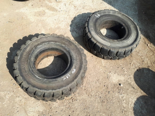 ขาย ยางตัน สำหรับรถยก โฟล์คลิฟต์ ขอบ 6.50-10 ราคาเส้นละ 2,800 บาท