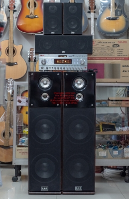 แอมป์ 5.1 SKG รุ่น SK-101 มีรีโมท พร้อมลำโพง 5.1 ครบชุด แอมป์ 5.1 SKG รุ่น SK-101 มีรีโมท พร้อมลำโพง 5.1 ครบชุด