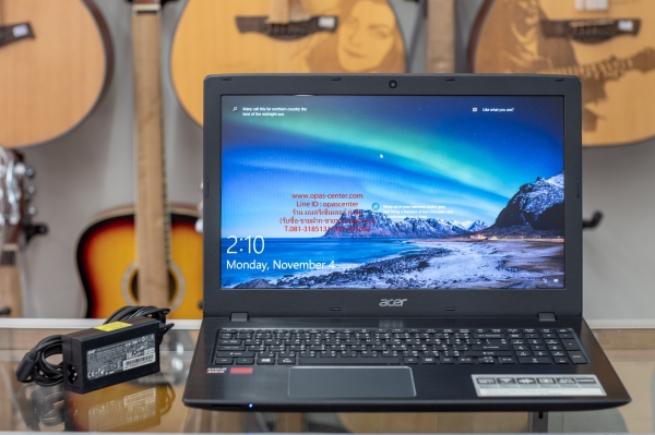 โน้ตบุ๊ค Acer รุ่น E5-553G AMD A10-9600P 3.3 GHz Ram 8G HDD 1 TB การ์ดจอ R8 M445DX
