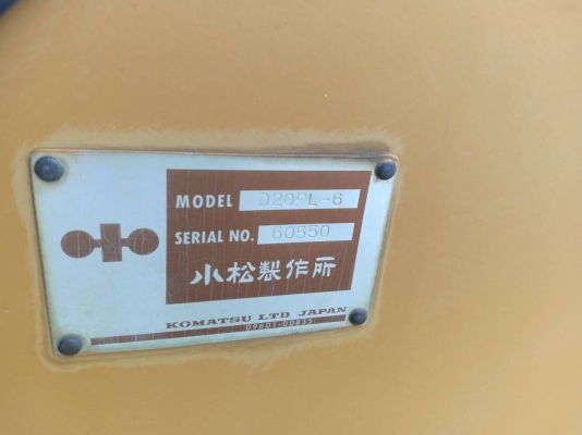 ขาย.KOMATSU D20PL-6. เก่านอกแท้ เดิมๆๆ เครื่องปั๊มแห้ง...ใบ 70 พร้อมใช้ โทร 089-3818694 จ๊อย ขาย.KOMATSU D20PL-6. เก่านอกแท้ เดิมๆๆ เครื่องปั๊มแห้ง...ใบ 70 พร้อมใช้ โทร 089-3818694 จ๊อย