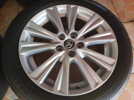 ล้อแม็ก Alphard Vellfire ขอบ 18 พร้อมยาง Toyo Tranpath R30(JP) 235/50R18 ผลิตปี 17 3 เส้น ปี 16 1 เส้น ขายถูกๆ ทั้งชุด 18900.- *** เทิร์นได้ รับบัตร ส่งทั่วไทย ล้อแม็ก Alphard Vellfire ขอบ 18 พร้อมยาง Toyo Tranpath R30(JP) 235/50R18 ผลิตปี 17 3 เส้น ปี 16 1 เส้น ขายถูกๆ ทั้งชุด 18900.- *** เทิร์นได้ รับบัตร ส่งทั่วไทย