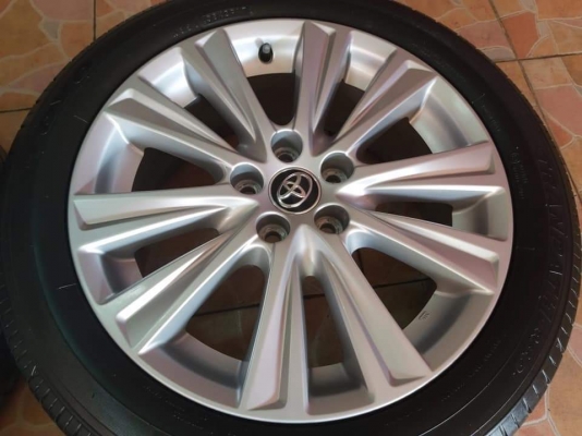 ล้อแม็ก Alphard Vellfire ขอบ 18 พร้อมยาง Toyo Tranpath R30(JP) 235/50R18 ผลิตปี 17 3 เส้น ปี 16 1 เส้น ขายถูกๆ ทั้งชุด 18900.- *** เทิร์นได้ รับบัตร ส่งทั่วไทย ล้อแม็ก Alphard Vellfire ขอบ 18 พร้อมยาง Toyo Tranpath R30(JP) 235/50R18 ผลิตปี 17 3 เส้น ปี 16 1 เส้น ขายถูกๆ ทั้งชุด 18900.- *** เทิร์นได้ รับบัตร ส่งทั่วไทย