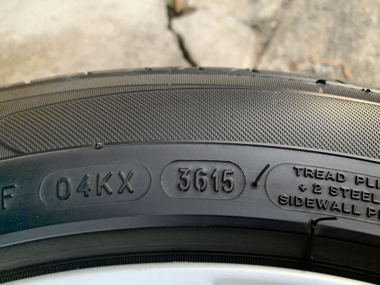 ล้อแม็ก Honda Accord G9 ขอบ 17 พร้อมยาง 215-55-17 Michelin ปลายปี 15 สวย สภาพดี