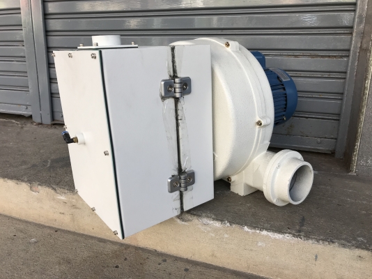 ขายโบลเวอร์ดูด-เป่าอากาศ Young Chang fan motor 450W 220V ไฟบ้าน made in Korea มาพร้อมชุดกรองฝุ่น สภาพสวยใหม่มาก หมุนนิ่ม พร้อมใช้งาน