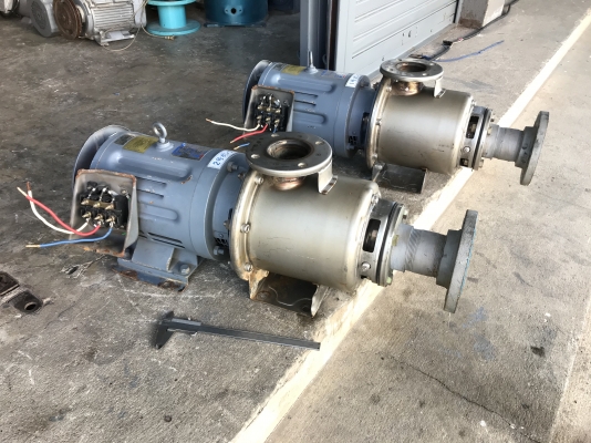 ขายปั๊มน้ำหอยโข่งหัวสแตนเลส รุ่นมีระบบล่อน้ำในตัว Ebara 7.5HP. 380V 3สาย(เก่าญี่ปุ่น) made in Japan ขนาดเข้า 2.5นิ้ว ออก 2.5นิ้ว สภาพสวยใหม่มาก หมุนนิ่ม พร้อมใช้งาน มี 2ตัวครับ ขายปั๊มน้ำหอยโข่งหัวสแตนเลส รุ่นมีระบบล่อน้ำในตัว Ebara 7.5HP. 380V 3สาย(เก่าญี่ปุ่น) made in Japan ขนาดเข้า 2.5นิ้ว ออก 2.5นิ้ว สภาพสวยใหม่มาก หมุนนิ่ม พร้อมใช้งาน มี 2ตัวครับ