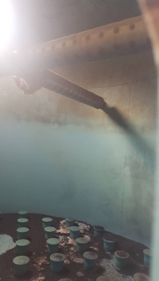 ถังกรองน้ำ สแตนเลส ขนาด 3500 ลิตร สภาพสวยพร้อมใช้งาน