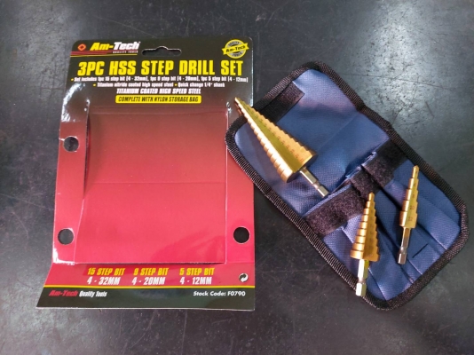 ดอกเจาะสว่าน ชุดดอกสว่าน ทรงเจดีย์ ดอกเจาะอเนกประสงค์ 3ขนาด 5สเต็ป 4-12MM 9เสต็ป4-20MM ดอกเจาะสว่าน ชุดดอกสว่าน ทรงเจดีย์ ดอกเจาะอเนกประสงค์ 3ขนาด 5สเต็ป 4-12MM 9เสต็ป4-20MM