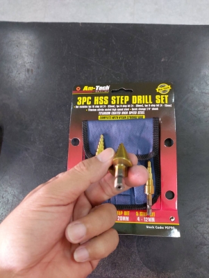 ดอกเจาะสว่าน ชุดดอกสว่าน ทรงเจดีย์ ดอกเจาะอเนกประสงค์ 3ขนาด 5สเต็ป 4-12MM 9เสต็ป4-20MM ดอกเจาะสว่าน ชุดดอกสว่าน ทรงเจดีย์ ดอกเจาะอเนกประสงค์ 3ขนาด 5สเต็ป 4-12MM 9เสต็ป4-20MM