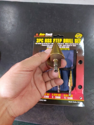 ดอกเจาะสว่าน ชุดดอกสว่าน ทรงเจดีย์ ดอกเจาะอเนกประสงค์ 3ขนาด 5สเต็ป 4-12MM 9เสต็ป4-20MM ดอกเจาะสว่าน ชุดดอกสว่าน ทรงเจดีย์ ดอกเจาะอเนกประสงค์ 3ขนาด 5สเต็ป 4-12MM 9เสต็ป4-20MM