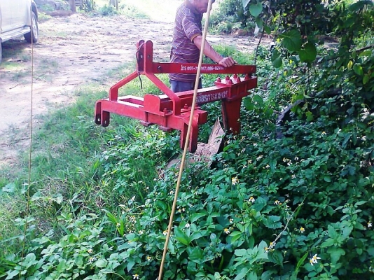 ขายด่วน..ผานไถมันสัมปะหลัง ตราวิเขียรการเกษตร สภาพใหม่ ใช้กับรถไถ KUBOTA M4500 M5000 ได้.