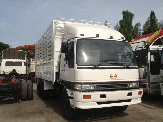 HINO สมรทอง FL1J 220 hp กระบะบรรทุกยาว 6.30 m รถสวยพร้อมใช้งาน