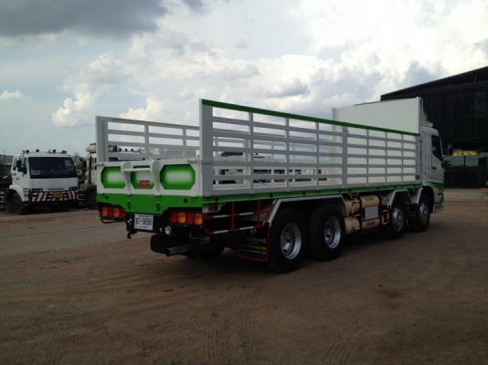 ยังเหลืออีกหลายคันครับ FUSO 12 ล้อ NGV 100\% กระบะ 7.50 เมตร ครับคันนี้เป็นคัชซีนอกครับจากญี่ปุ่นจดทะเบียนรอพร้อมเล่มเรียบร้อยครับคันนี้ลูกค้าสั่งวางเครื่องฮุนได C6AB 310แรงม้าพร้อมจูนกล่องเรียบร้อยรถสวยมาก