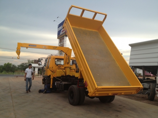 ตัวอย่างลูกค้าสั่ง คันเดียว 3 ระบบครับ HINO สิงห์ไฮเทคกระบะ คาร์โก้+ดั้ม+เครนครับ คุ้มค่าสุดเลยครับคันนี้สนใจแบบนี้สั่งได้ครับ