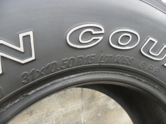 ยาง 31x10.50R15 ปี09 มี 1 คู่