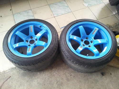 ขายยาง ขอบ18 225/40/18 ปี1810 กระทะล้อ15 5รูกระบะพร้อมยาง