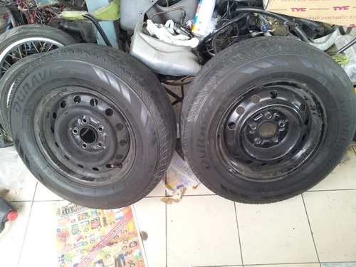 ขายยาง ขอบ18 225/40/18 ปี1810 กระทะล้อ15 5รูกระบะพร้อมยาง