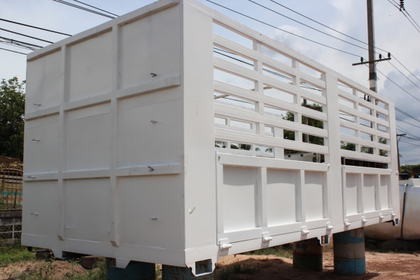 กระบะเหล็กรถบรรทุก 10  ล้อ