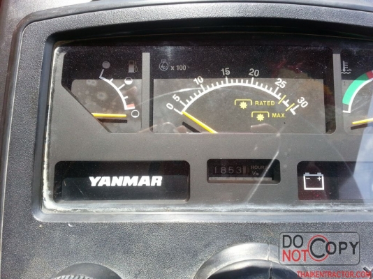 รถไถยันม่าร์ 45 แรง ใบมีดันดินหน้า+ผานพรวน 6*22"+โรตารี่ 1.9ม.