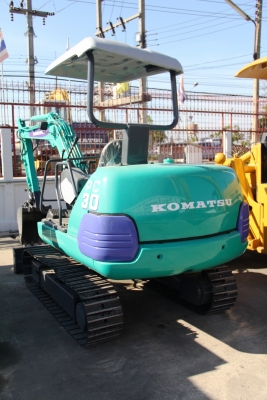มือสองญี่ปุ่นนำเข้าเอง แบคโฮ KOMATSU-PC30-7 s.n.20860 ใช้งาน 2,044 ช.ม. พร้อมไลน์หัวเจาะ มือสองญี่ปุ่นแท้ สภาพดี รถพร้อมใช้ ราคาคุยกันได้ มีบริการขนส่ง