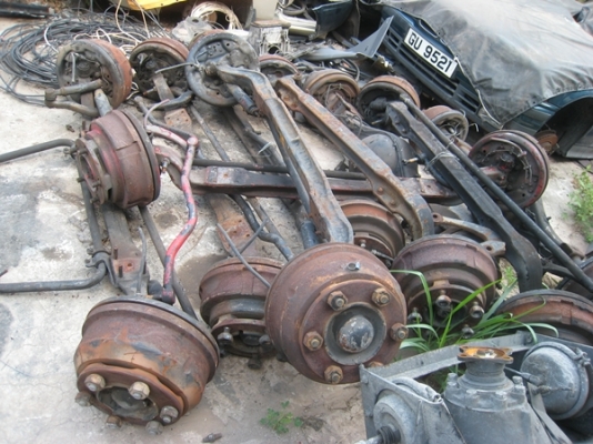 เพลาหน้า - หลัง ISUZU  NPR ของนอก