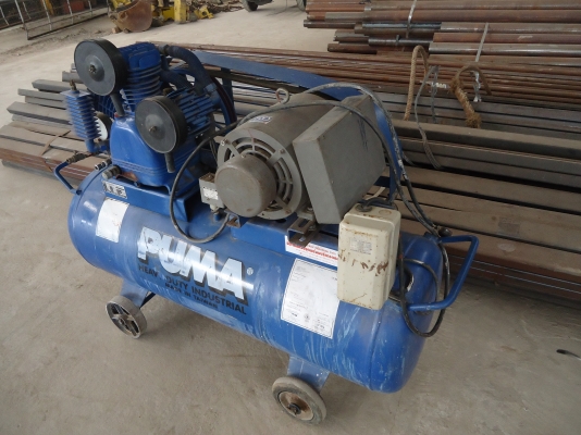 เครื่องปั๊มลมมอเตอร์ 5แรง 2สาย สภาพดี