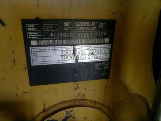 ขายด่วน!!! รถตักหน้าขุดหลัง CAT 422E สภาพสวยพร้อใช้งาน เอกสารเล่มทะเบียน