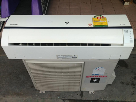 **** ขายแอร์ SHARP 9000 BTU สภาพ 90\% ****