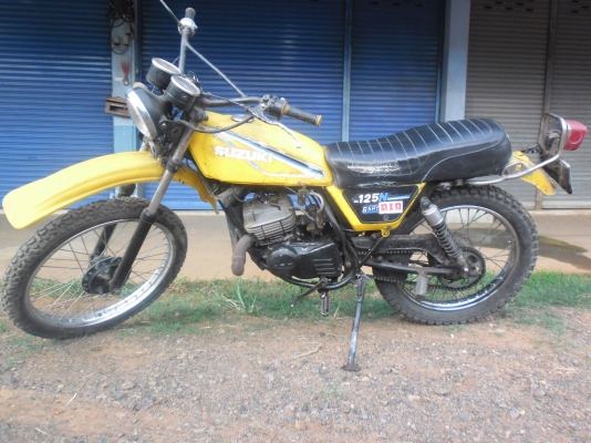 ขายรถมอไซค์วิบาก ts125nสภาพเดิม เก่ามีทะเบียนขี่ได้