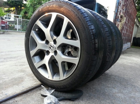 ล้อ16CityTop 4รู100 + ยาง Goodyear 185/55/16 ปี11