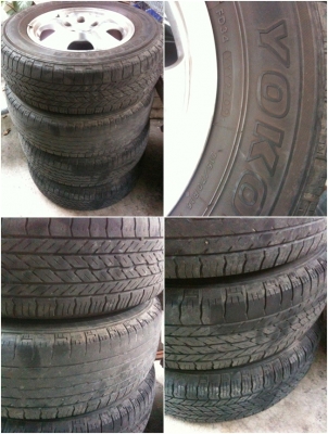 ขายล้อ CRV g1 + ยาง 215-70-15 G044 ลดราคาทั้งชุด 5,000 บาท