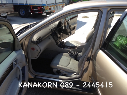 ขาย MERCEDES BENZ C180 KOMPRESSOR W203 2.0 AT ปี 2002 ขาย MERCEDES BENZ C180 KOMPRESSOR W203 2.0 AT ปี 2002