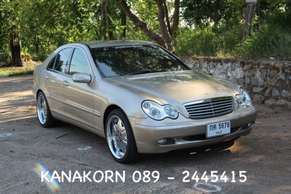 ขาย MERCEDES BENZ C180 KOMPRESSOR W203 2.0 AT ปี 2002