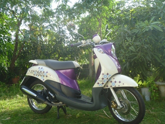 yamaha new fino 2 เกจ์ ม่วง-ขาว ธ.ค 54
