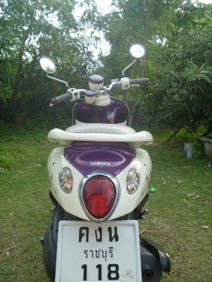 yamaha new fino 2 เกจ์ ม่วง-ขาว ธ.ค 54