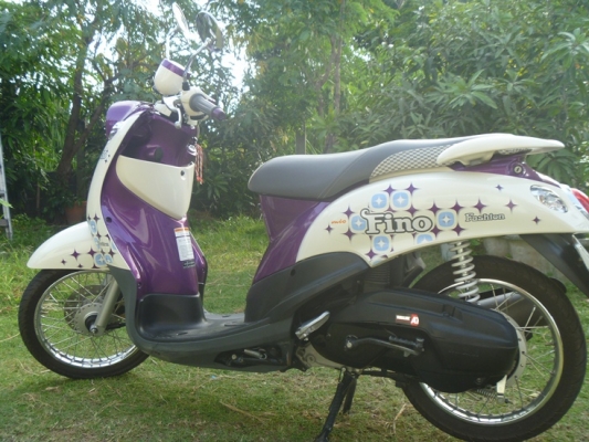 yamaha new fino 2 เกจ์ ม่วง-ขาว ธ.ค 54