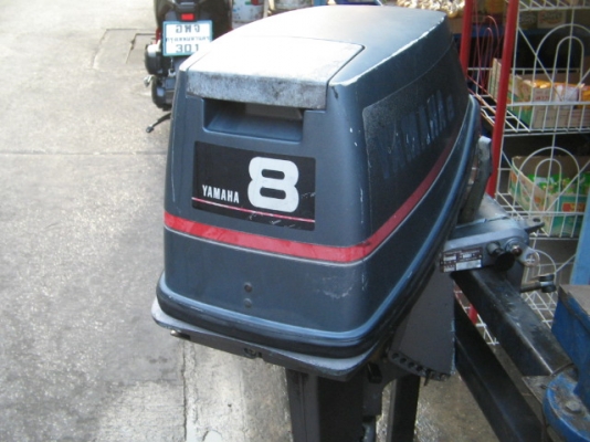 ขาย เครื่องเรือ Yamaha 8 แรง  ประกอบใหม่นำเข้าญี่ปุ่น ราคา 17,500