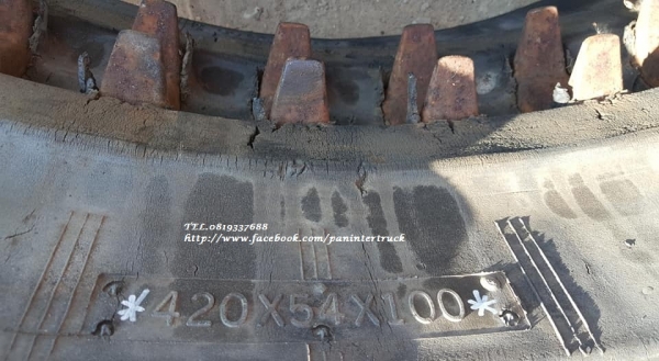 หายากกว่าทองคำ ก็คือแทรคยางเพรทนี้!!ฟันแหลม /ฟันหมา* ขนาด 420 *54(ข้อ)*100 /420*100*54(ข้อ) มีเพียง1เส้น