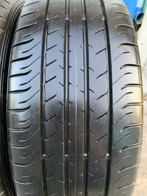 ล้อแม็ก Honda HRV ขอบ 17 สีบอร์นเงิน พร้อมยาง 215-55-17 Dunlop ปลายปี 15