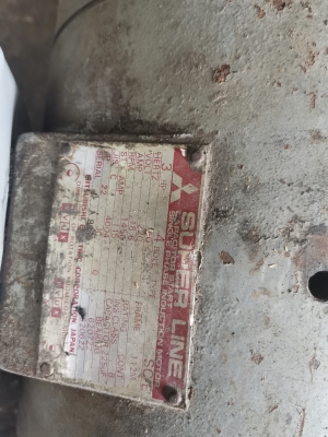 ขาย!! มอเตอร์.มิตซู.ขนาด3แรง220v.ลวดเดิม.พร้อมใช้