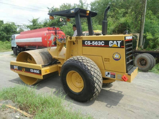 รถบด10ตัน2เพลาเปลือกเดียว CAT CS563 เครื่องดี พร้อมใช้ เอกสารเล่มทะเบียน รถบด10ตัน2เพลาเปลือกเดียว CAT CS563 เครื่องดี พร้อมใช้ เอกสารเล่มทะเบียน