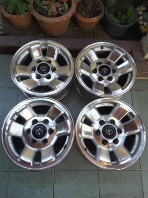 ล้อ Toyota Surf 185 ขอบ 16*7 et+15 สภาพสวยๆ 1ชุด
